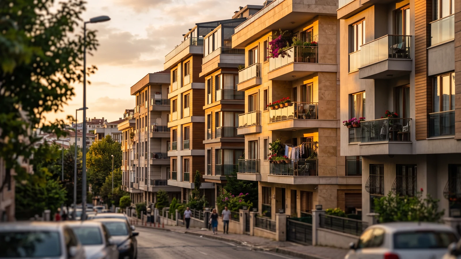 Apartman cephesi ve tahakkuk fişi