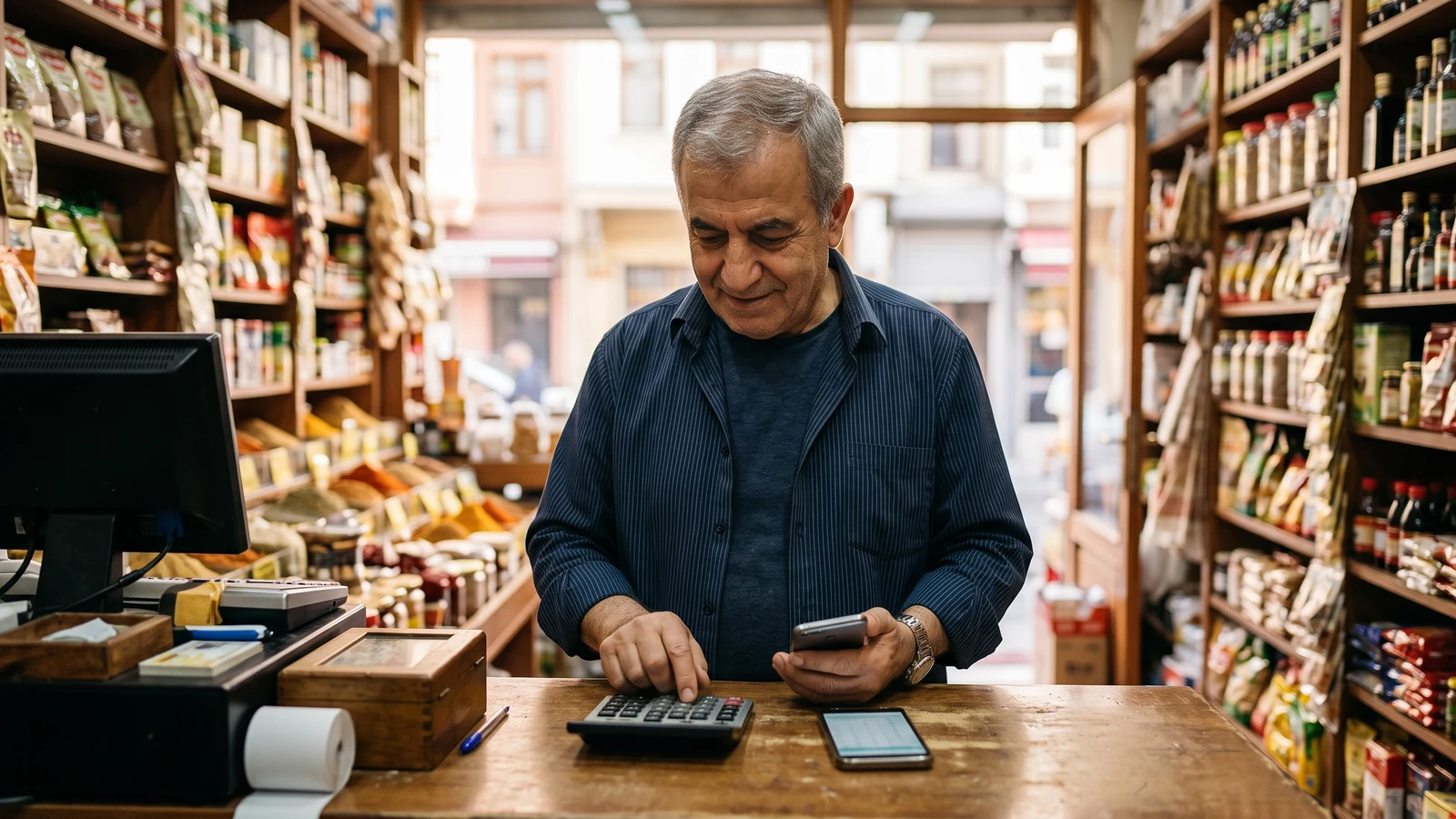 Bağkur primini hesaplayan esnaf
