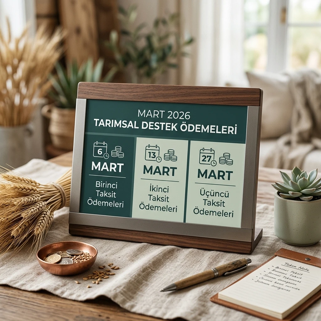 22 Şubat 2026 açıklamasından 27 Mart 2026 ödeme dilimlerine kadar uzanan temel destek ödeme takvimi premium infografiği